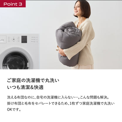 ブレインスリープ コンフォーター パーフェクト ウォーム デュアル
