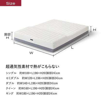 ブレインスリープ マットレス プレミアム フロートの追加商品写真